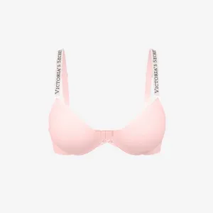 NEW Victoria's Secret Push Up Add 2 Cups 34A Light Pink Bra with Logo Straps thumbnail 3