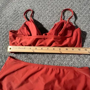 Cupshe Bikini Set Womens‎ Large Rust Twist Front High Waisted Two Piece Swimsuit thumbnail 7