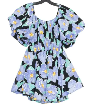 &merci Dress Boho Cottagecore Retro Romantic Fairy Coquette Whimsigoth Floral Medium thumbnail 1