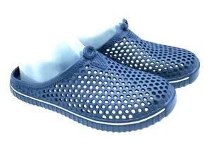 Womens Water Shoes Slip On Rubber Mesh Clog Blue Size 38 US 7 thumbnail 1