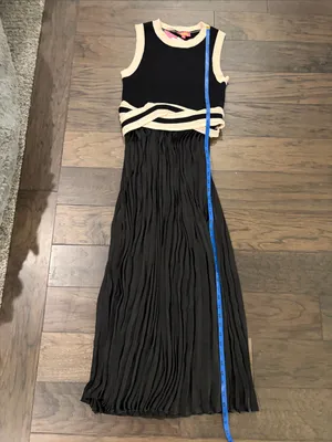 New with Tags THML Mixed Media Midi Dress Sz S thumbnail 9