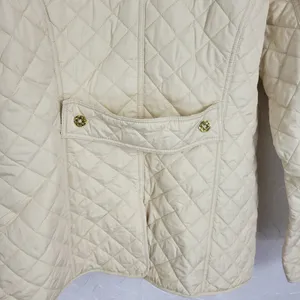 Wonder Womens Jacket Sz 24 White Puff Teddy Quilted Collared Winter Long Sleeve thumbnail 9