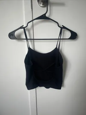 Strappy Back Tighten Up Tank in Black Size XS/S thumbnail 5