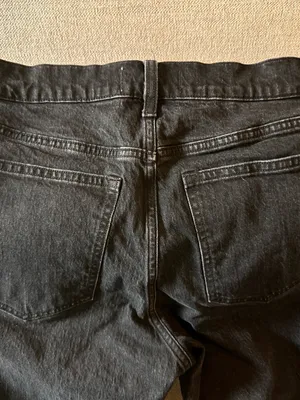 Abercrombie & Fitch High Rise Black Jeans Size 31 Short Straight thumbnail 8