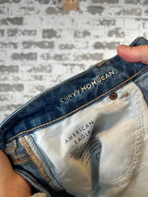 American Eagle | women mom curvy jeans plus size denim thumbnail 3