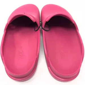 Zara Rubber Mules Sandals Clogs Sandals PINK Size 8/39 NEW thumbnail 5