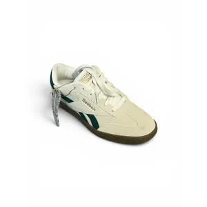 Reebok Club C Revenge Women Cream Green Suede Gum Sole Low Top Sneakers Size 8‎ thumbnail 2