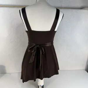 Y2K‎ Babydoll Top Women L Forest Fairy Pixie Festival Boho Sheer Tank Asymmetric thumbnail 7