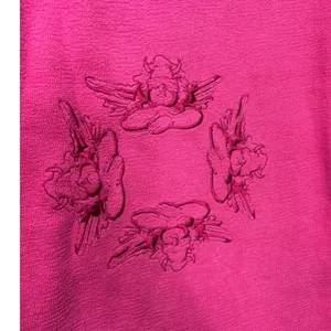 Boys Lie Sweatpants Small It's All Lies Darling Hot Pink Wide Leg Graphic Cherub thumbnail 7