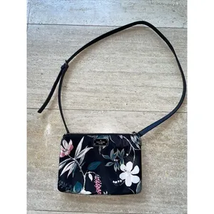 Kate Spade Thin Shoulder Floral‎ Bag 9.5”x6.5” thumbnail 2