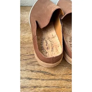Kork-Ease Brown Leather Mule Sneakers Slip On Cork Footbed Womens 7.5M thumbnail 5