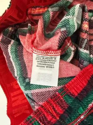 Victoria’s Secret PINK Pajama Pants Red Tartan Plaid Sleepwear thumbnail 12