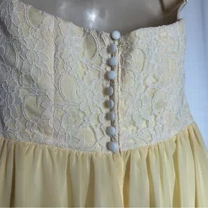 Mori Lee Madeline Gardner Lace Bridesmaid Prom Dress Strapless Women Sz 10 thumbnail 7