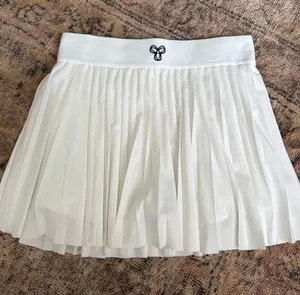 Aritzia White Tnaaction Pleated Athletic Skort thumbnail 1