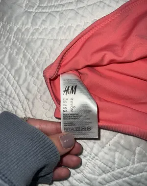 H&M Coral Crossover Bikini Top thumbnail 3