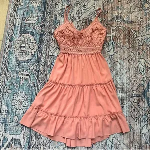 ECOWISH‎ Womens V-Neck Spaghetti Strap Bowknot Backless Sleeveless Lace Mini thumbnail 12