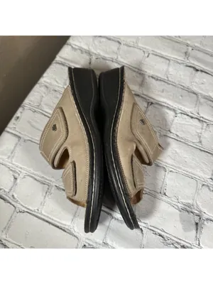 Finn Comfort Jamaika Jamaica Tan Double Strap Slip On Wedge Sandals Womens 37 /7 thumbnail 6