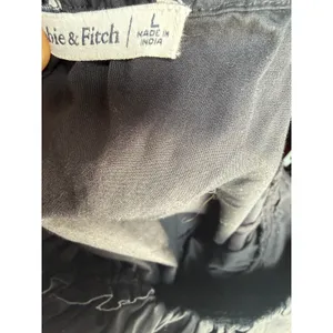 Abercrombie & Fitch Tiered Ruched Babydoll Maxi Dress Size Large thumbnail 8