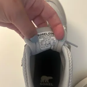 Sorel Green and Gray High-Top Sneakers thumbnail 7