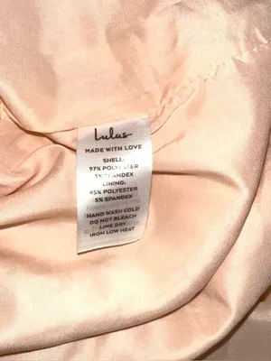 Lulu's Stunning Soiree Blush Pink Floral Chiffon Ruched Midi Dress MEDIUM thumbnail 7