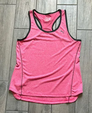 Puma Pink Performance Tank Top thumbnail 1