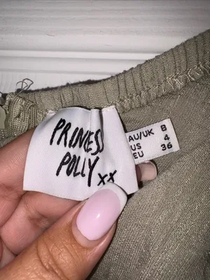 Princess Polly Warra Mini Dress Green Size 4 thumbnail 5