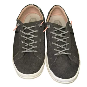 Hey Dude‎ Karina Women's Size 9 Black Sneakers Snakeskin Heel Slip On Shoes thumbnail 2