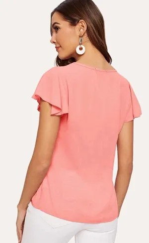 Blouse Dress Pink Size M thumbnail 4