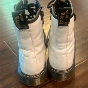 Dr. Martens White Lace-Up/Zippered Boots GUC thumbnail 7