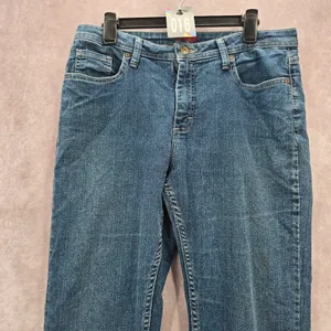 Wrangler Blue Straight Western Womens Classic Regular Denim Pants Jeans 12M‎ thumbnail 3