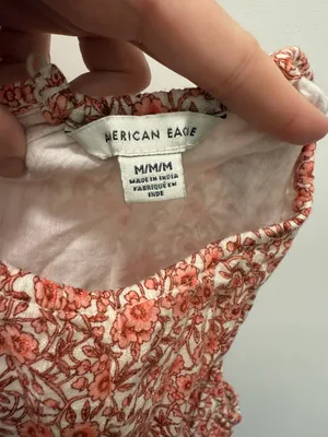 American Eagle Floral Romper thumbnail 2