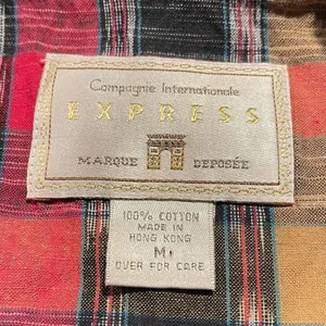 Express Blazer Plaid Vintage Grandpa Preppy Dark Academia Old Money Colorful M thumbnail 3
