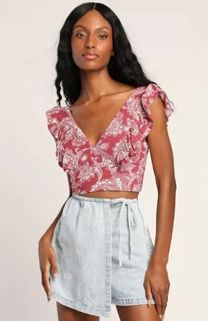 BlankNyc Don't You Know Denim Skort in Blue 29 Womens Jean Skirt Shorts thumbnail 3