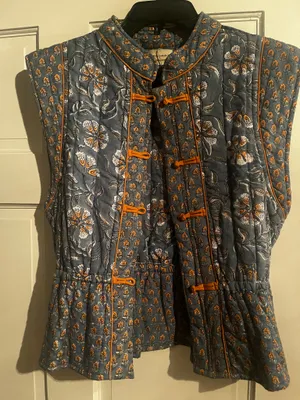 Quilted Vest Nesines Blue thumbnail 1