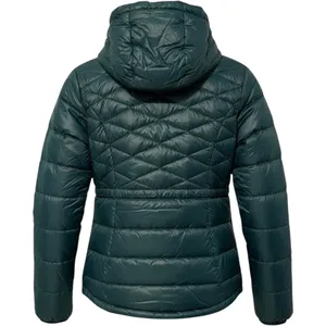 Athleta Puffer Jacket Teal Green Gorpcore Down‎ Filled Hooded Womens Small thumbnail 3