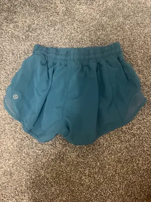 Dark teal Lululemon shorts hotty hots  thumbnail 2