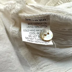 SHOWPO White Flutter Sleeve Tiered Mini Dress - Size 16 / 20 AU thumbnail 13