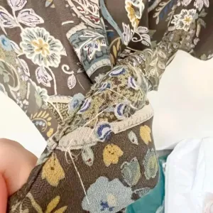 FREE PEOPLE Rain or Shine Paisley‎ Tunic size Small thumbnail 6