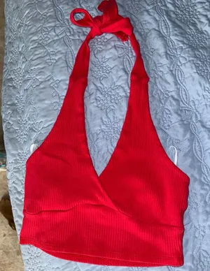 Red halter top thumbnail 1