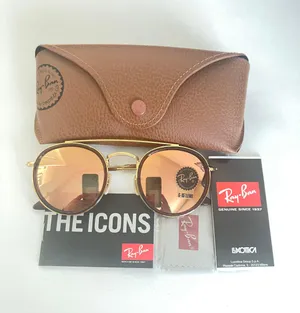 Rayban Sunglasses Round Double Bridge Gold Size 51mm thumbnail 1