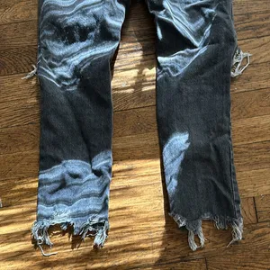 Black Ripped Jeans Size 24 thumbnail 5