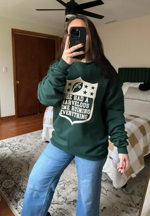 Taylor Swift NFL Crewneck Sweatshirt thumbnail 3
