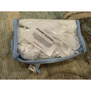Stoney Clover Blue Trim Clear Travel Pouch NWT thumbnail 7