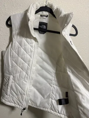 The North Face Thermoball‎ Eco Puffer Vest Womens XS White Quilted Full Zip thumbnail 12