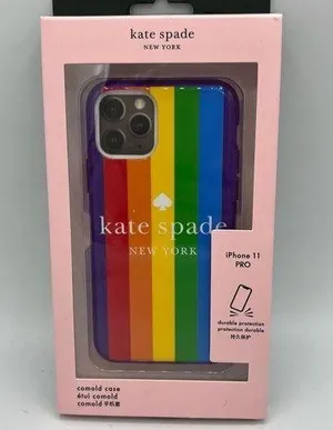 NEW Kate Spade Rainbow Iphone 11 PRO phone Case PRIDE thumbnail 1