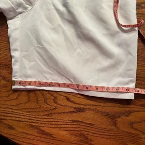 Vintage‎ Guess Golf White Lined Shorts Women's Size 10 Made in USA thumbnail 10