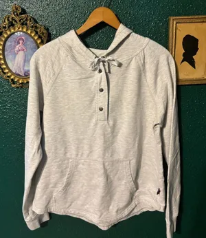 Patagonia Snap Up Hoodie Sz Medium Gray Hooded thumbnail 1