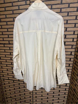 Zara yellow oversized button down shirt size medium thumbnail 2