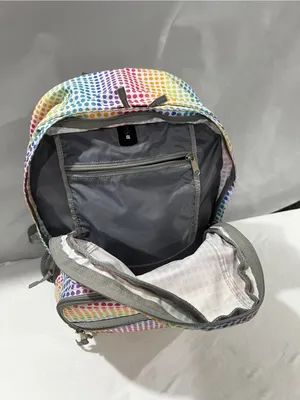 L.L.Bean Deluxe Backpack Book Pack Multicolor Polka-Dots Adjustable Straps thumbnail 13
