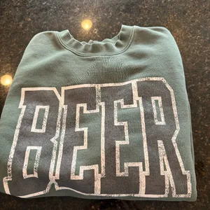"BEER" Sweatshirt Green thumbnail 4